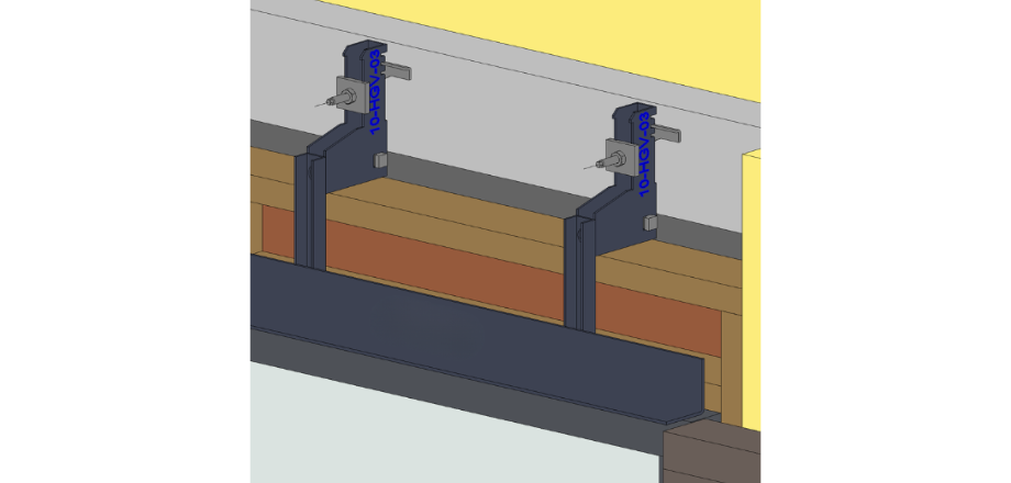 Hakron gevelverankering maatwerk tekening