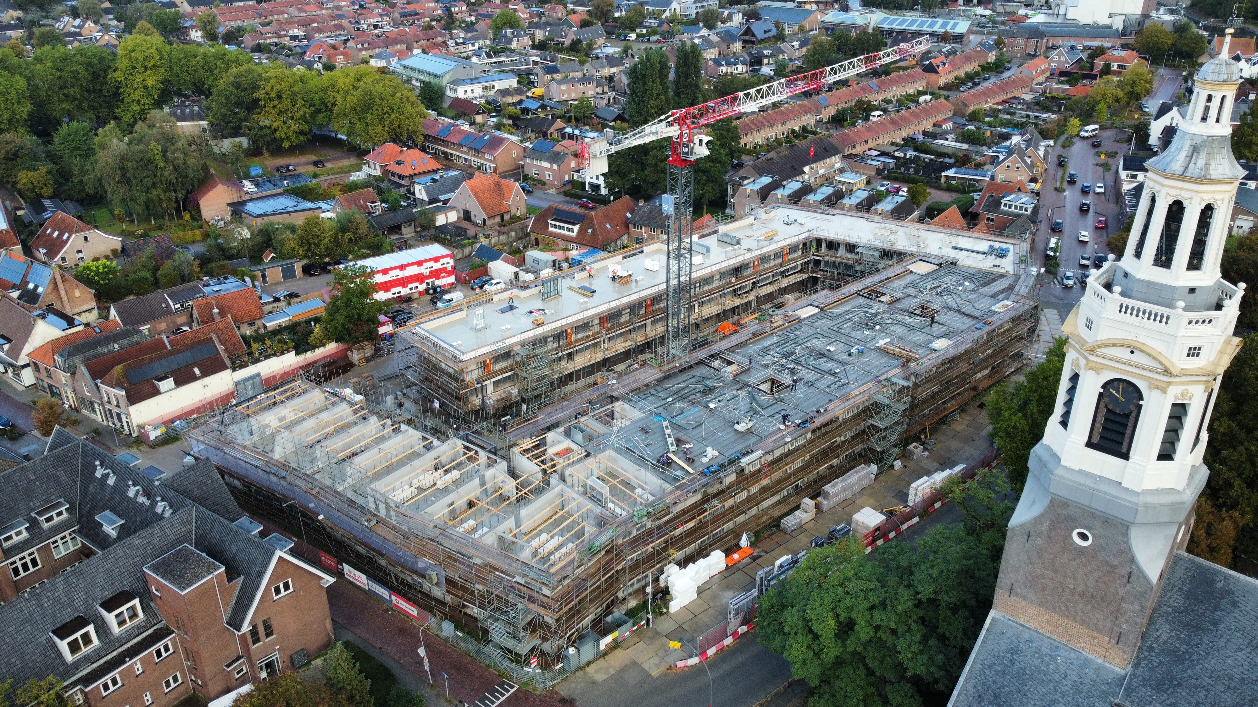Wonen bij de Toren Nijkerk - bovenaanzicht